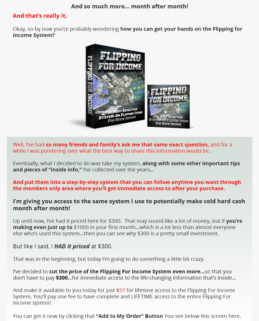 Flipping For Income